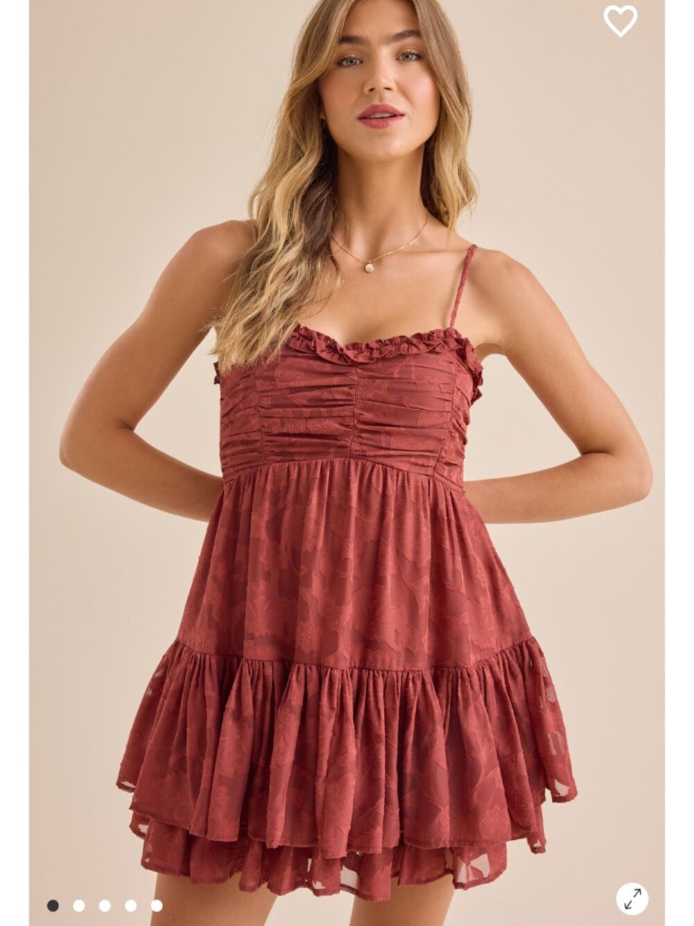 Altar'd State Harper Floral Mini Dress NWT